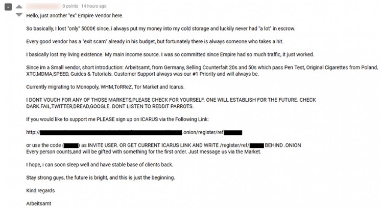 darknet market links reddit