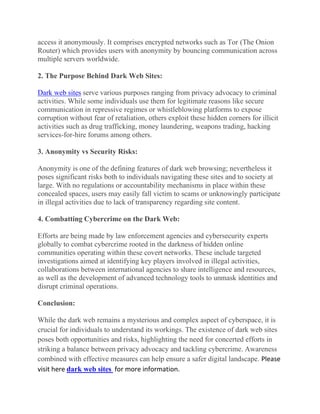 search the dark web