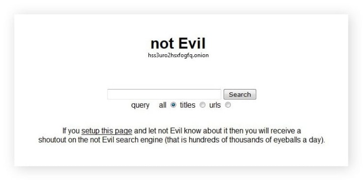 the dark web search engine