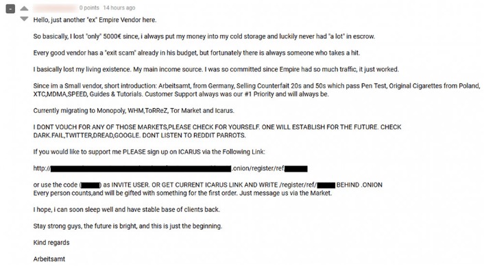 current darknet market list