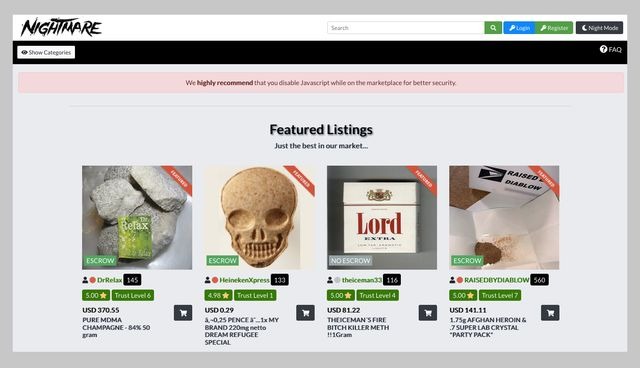 market dark web