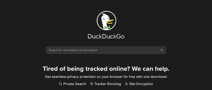 duckduckgo dark web search