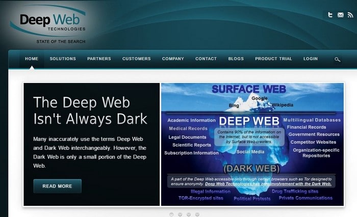 deep web search engine url